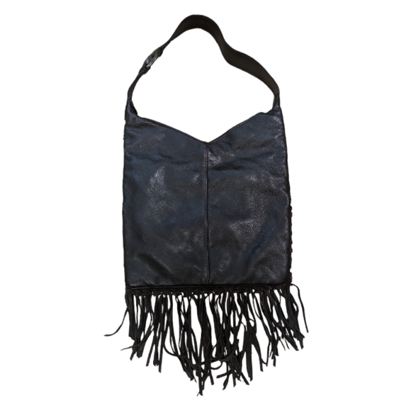 ⭐Host Pick⭐ Lucky Brand Genuine Leather Macrame Handbag - Picture 2 of 7